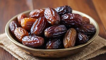 Dates are a great source of fiber and antioxidants photo