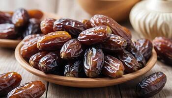 Dates are a great source of fiber and antioxidants photo
