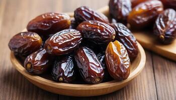 Dates are a great source of fiber and antioxidants photo