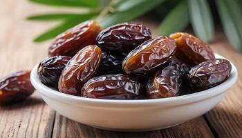 Dates are a great source of fiber and antioxidants photo