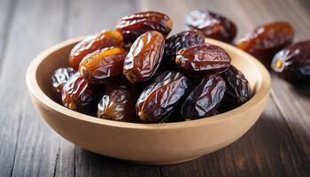Dates are a great source of fiber and antioxidants photo