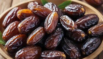 Dates are a great source of fiber and antioxidants photo