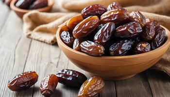 Dates are a great source of fiber and antioxidants photo