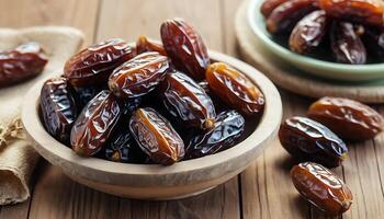 Dates are a great source of fiber and antioxidants photo