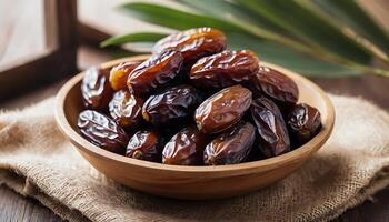 Dates are a great source of fiber and antioxidants photo