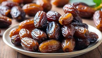 Dates are a great source of fiber and antioxidants photo