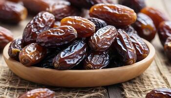 Dates are a great source of fiber and antioxidants photo