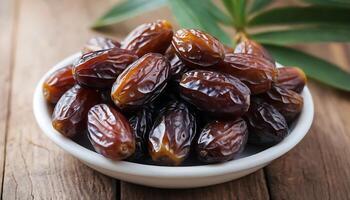 Dates are a great source of fiber and antioxidants photo