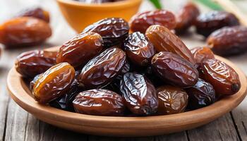 Dates are a great source of fiber and antioxidants photo