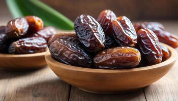 Dates are a great source of fiber and antioxidants photo