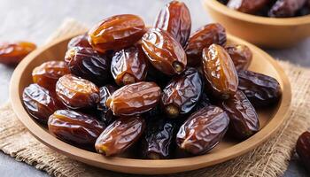 Dates are a great source of fiber and antioxidants photo