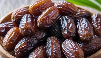 Dates are a great source of fiber and antioxidants photo