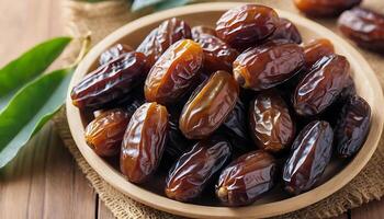 Dates are a great source of fiber and antioxidants photo