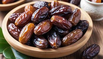 Dates are a great source of fiber and antioxidants photo