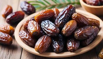 Dates are a great source of fiber and antioxidants photo