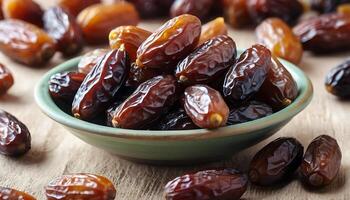 Dates are a great source of fiber and antioxidants photo