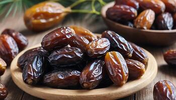 Dates are a great source of fiber and antioxidants photo