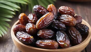 Dates are a great source of fiber and antioxidants photo