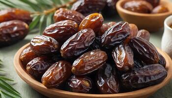 Dates are a great source of fiber and antioxidants photo