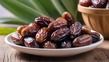 Dates are a great source of fiber and antioxidants photo