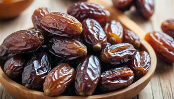 Dates are a great source of fiber and antioxidants photo