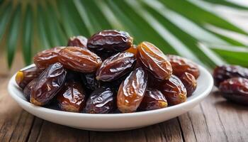 Dates are a great source of fiber and antioxidants photo