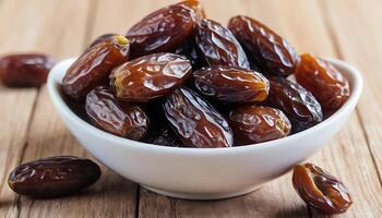 Dates are a great source of fiber and antioxidants photo