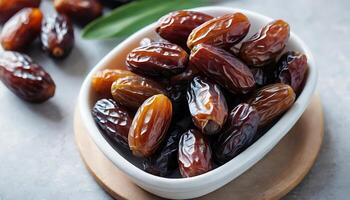 Dates are a great source of fiber and antioxidants photo