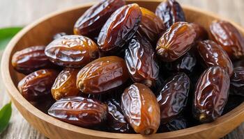 Dates are a great source of fiber and antioxidants photo