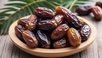 Dates are a great source of fiber and antioxidants photo