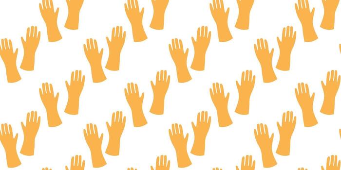 Colorful hands pattern displayed on a white background in a creative design composition vector