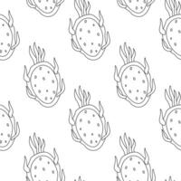 Pattern featuring whimsical underwater creatures with fins and unique textures on a light background vector