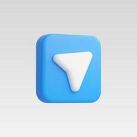 3d Realistic Share Icon vector