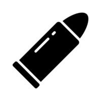 Simple bullet icon isolated on white background. vector