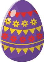 Easter Eggs Element with Simple Design vector