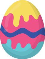 Illustration of Easter Eggs with Abstract Pattern Design. vector