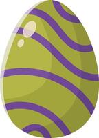 Easter Eggs Element with Abstract Pattern Design. vector