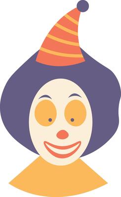 Creepy Clown Mask.