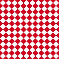 Red and white diamond argyle pattern design. vector