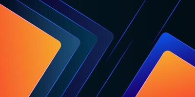 Abstract square background with gradient colorful background. Simple overlapping square shape pattern design. Eps10 vector