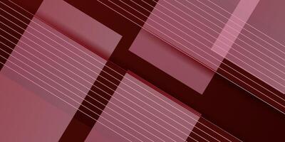 Red dynamic abstract background with straight lines. Modern creative premium gradient. Business design 3D cover. Eps10 vector