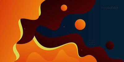 Abstract colorful gradient fluid wave concept. Dynamic color fluid pattern element. Eps10 vector