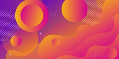 Modern premium orange and pink wave gradient background design pattern. eps10 vector