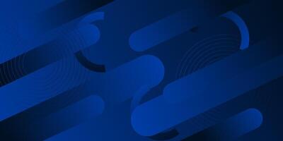 Abstract dark blue gradient illustration background with 3d blue rectangle pattern. Dynamic background design. Eps10 vector