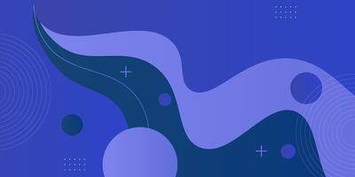 Abstract colorful blue 3D background. Minimal curve fluid layer pattern design. Eps10 vector