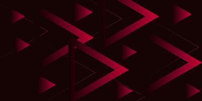 Abstract futuristic geometric background with red triangle overlapping shapes background design. Triangle red shape pattern. eps10 vector