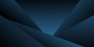 Abstract dark blue 3D background with geometric shapes overlapping with square pattern. vector