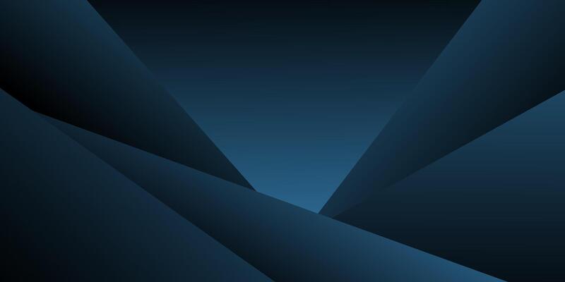 Abstract dark blue 3D background with geometric shapes overlapping with square pattern.