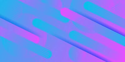 Dynamic and abstract blue and pink 3D background. Overlapping and curved rectangle background. Eps10 vector