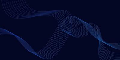 Abstract Blue Geometric Banner Design Background with bright line pattern. eps10 vector